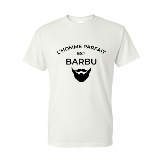 T-Shirt modèle  "Homme barbu"